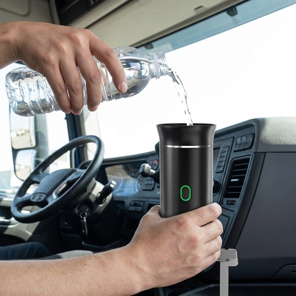 Krok 1 - Nalewanie wody do ekspresu BrewGo