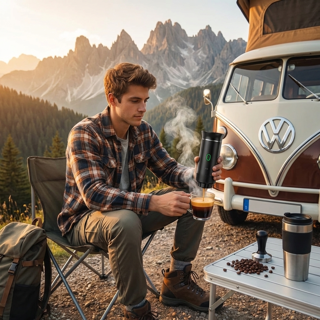 NomaBar - przenośny ekspres do kawy w górach