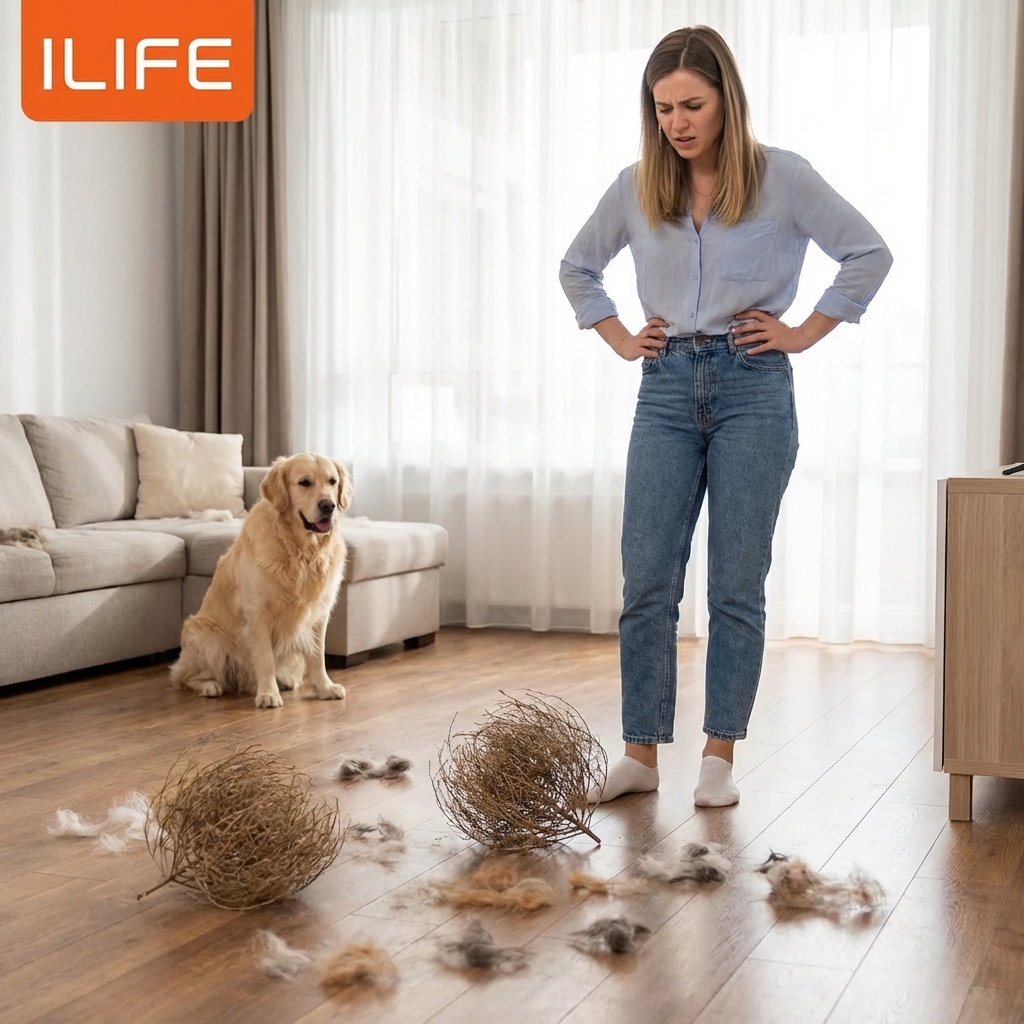 Sierść zwierząt na podłodze - codzienne wyzwanie właścicieli