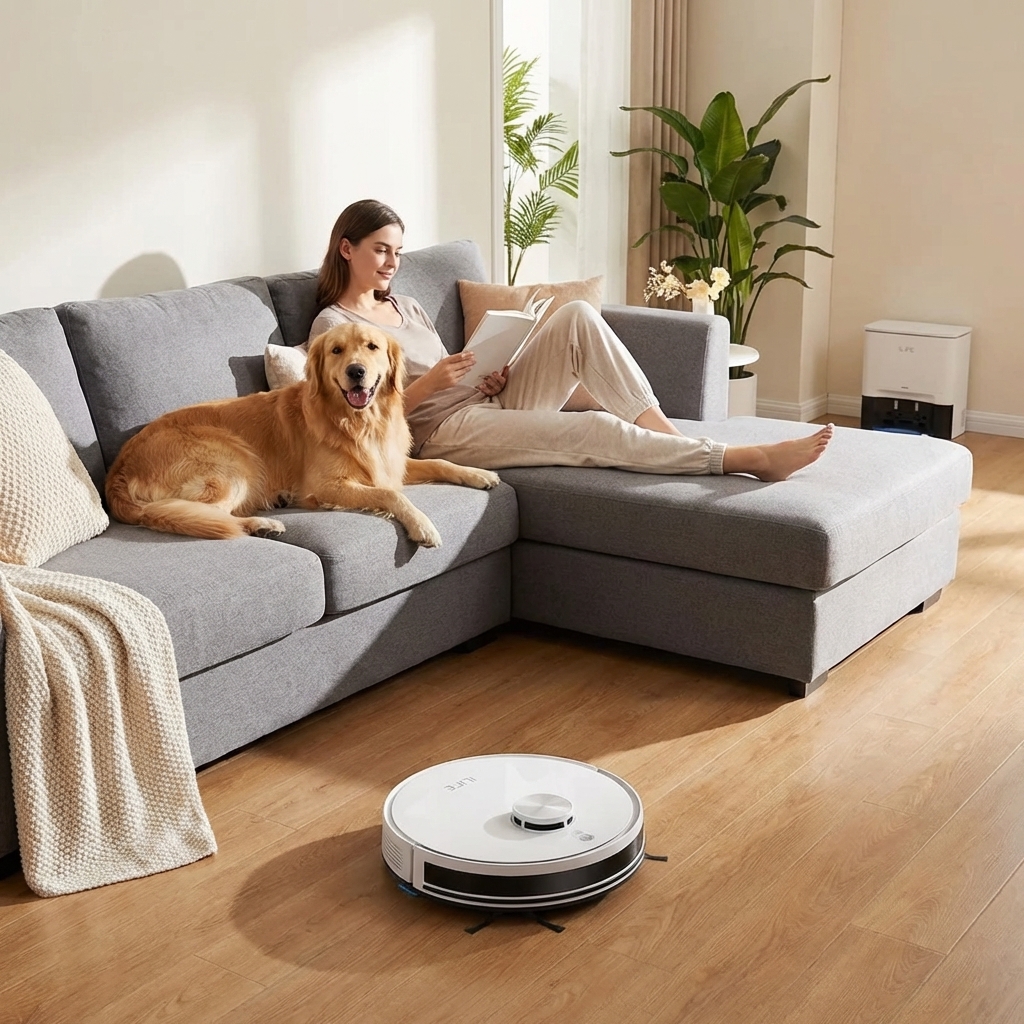 Krok 3 - Robot sprząta autonomicznie