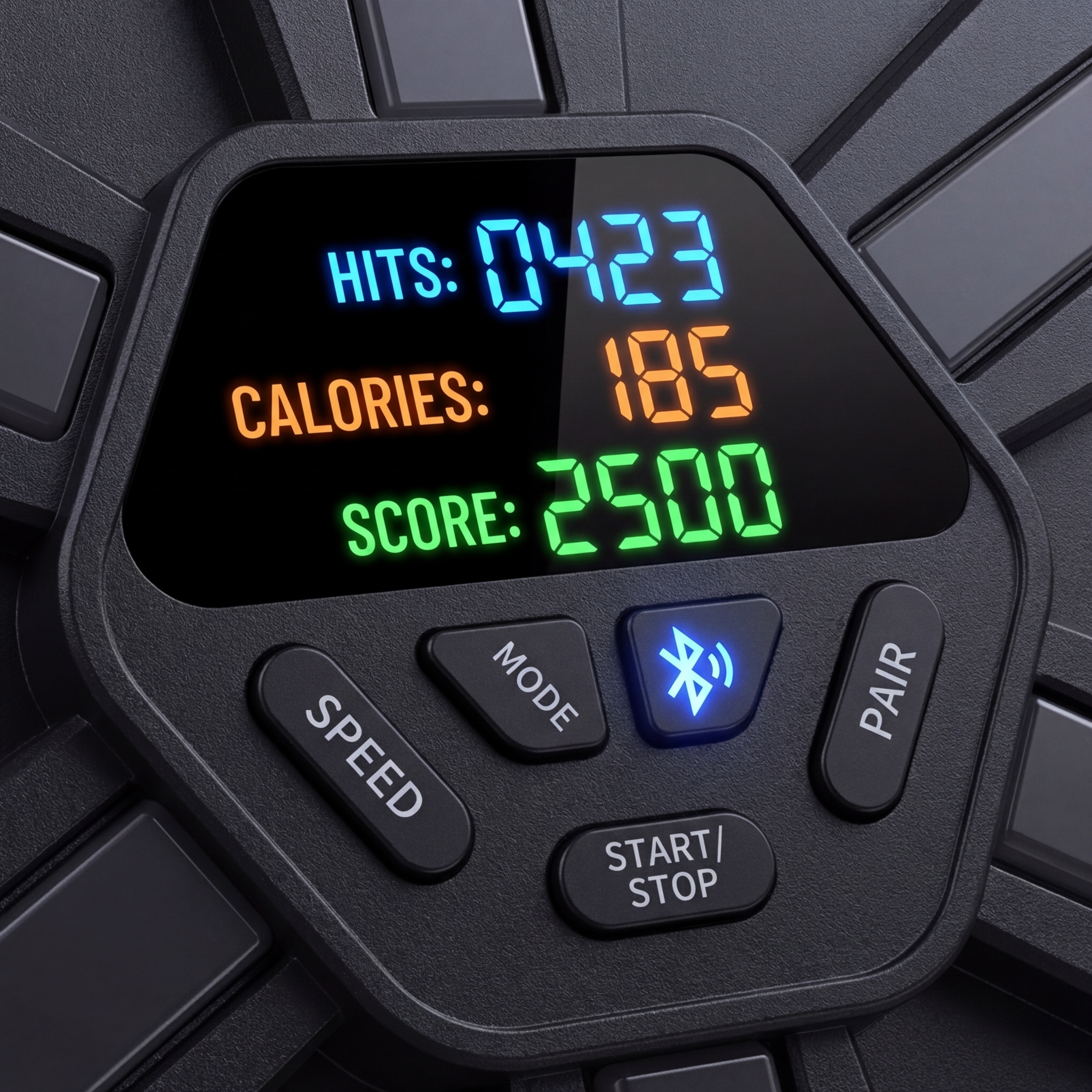 Wyświetlacz VibeStrike z licznikiem uderzeń