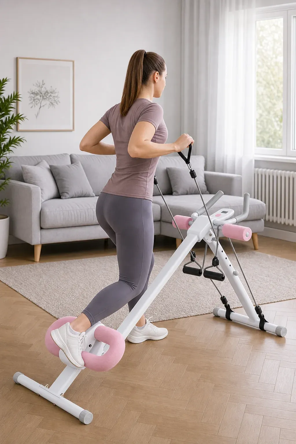 Trening ramion na linkach oporowych przy maszynie