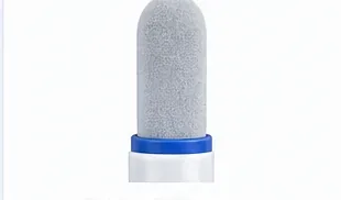 Makro flokowanej gąbki do szczelin