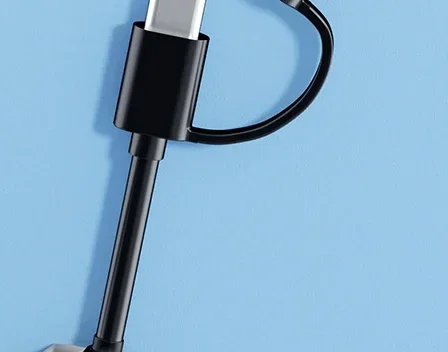 Wtyk 2w1 Zaglądka: USB-C z doczepianą końcówką Lightning