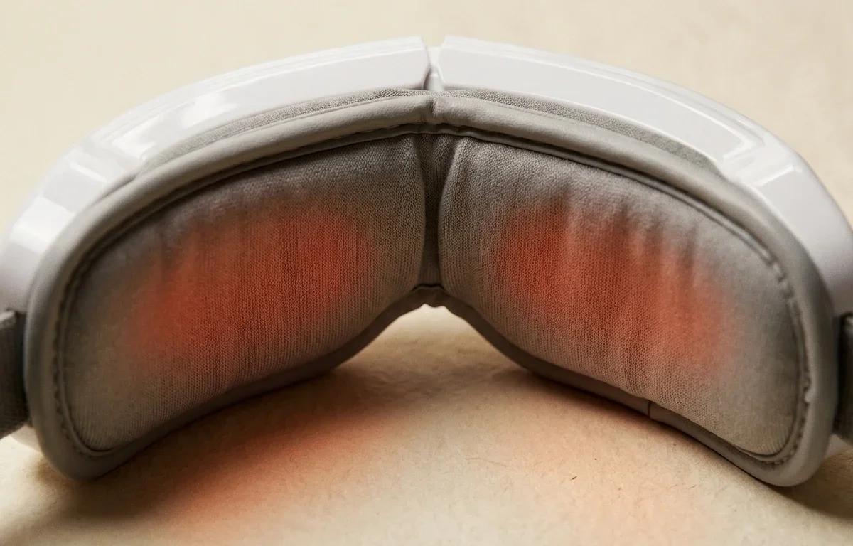 Wewnętrzna powierzchnia grzewcza Oculii — strefy ciepła grafenu 38–42°C